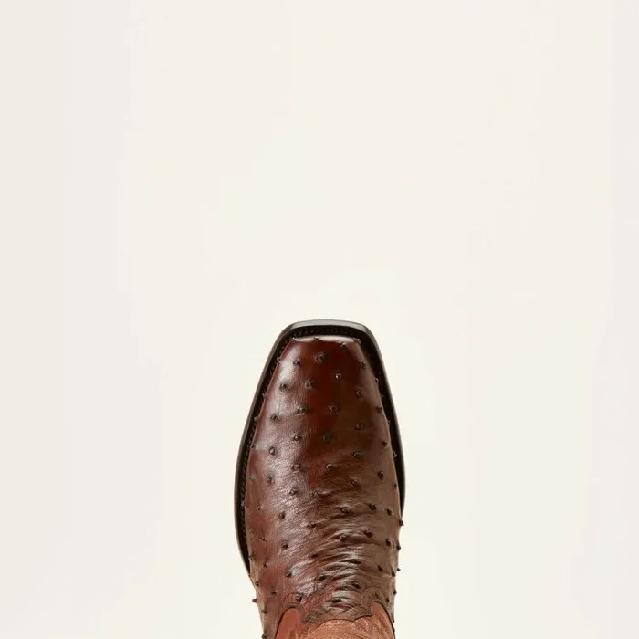 Men Western Boots Ariat Bench Made Stilwell Western Boot Bourbon Full Quill Ostrich Men Western Boots Ariat Bench Made Stilwell Western Boot Bourbon Full Quill Ostrich