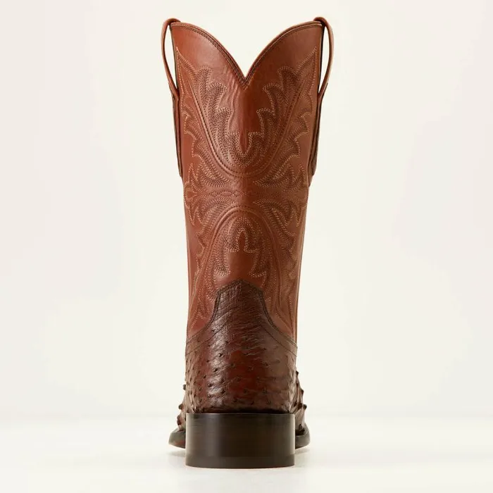 Men Western Boots Ariat Bench Made Stilwell Western Boot Bourbon Full Quill Ostrich Men Western Boots Ariat Bench Made Stilwell Western Boot Bourbon Full Quill Ostrich