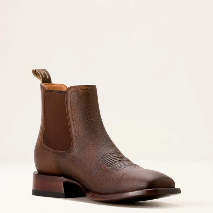 Men Western Boots Ariat Bench Made Younger Western Boot Saddle Brown Bison Men Western Boots Ariat Bench Made Younger Western Boot Saddle Brown Bison