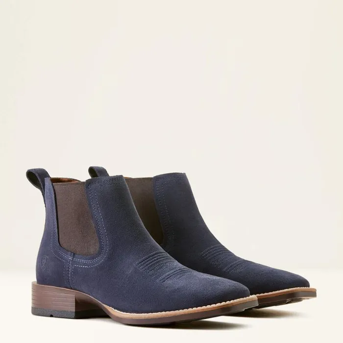 Men Western Boots Ariat Booker Ultra Western Boot Navy Suede Men Western Boots Ariat Booker Ultra Western Boot Navy Suede
