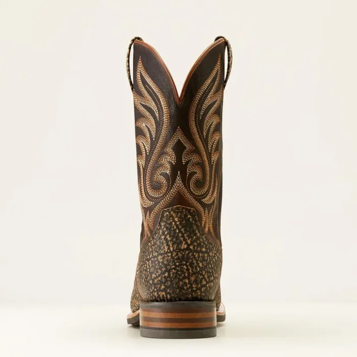 Men Western Boots Ariat Cattle Call Cowboy Boot Muddy Elephant Printdark Chocolate