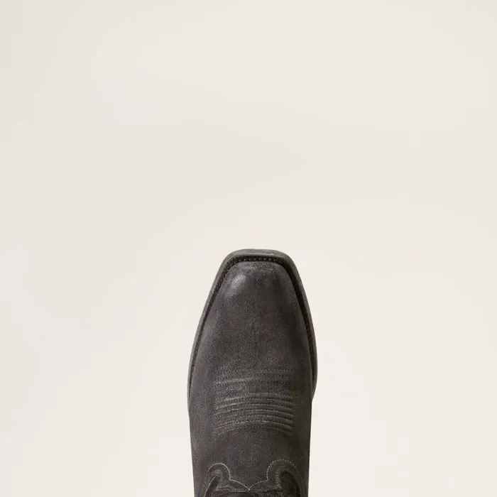 Men Western Boots Ariat Circuit High Stepper Western Boot Distressed Black Suede