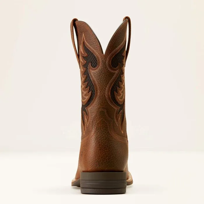 Men Western Boots Ariat Cowpuncher VentTEK Cowboy Boot Brown Oiled Rowdy