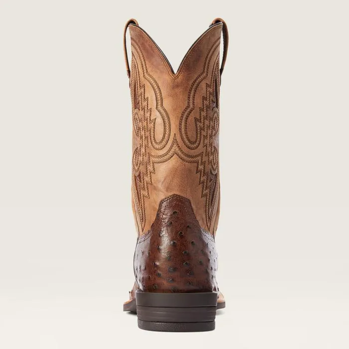 Men Western Boots Ariat Dagger Western Boot Dark Tabac Full Quill Ostrich Men Western Boots Ariat Dagger Western Boot Dark Tabac Full Quill Ostrich