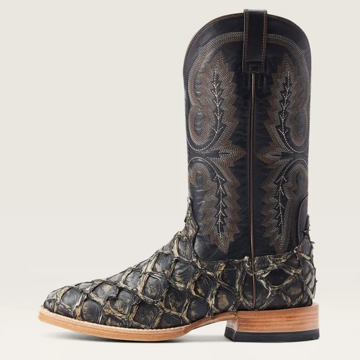 Men Western Boots Ariat Deep Water Western Boot Distressed Black Piraruci Men Western Boots Ariat Deep Water Western Boot Distressed Black Piraruci