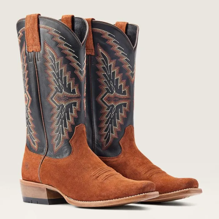Men Western Boots Ariat Futurity Showman Western Boot Dark Copper Roughout Men Western Boots Ariat Futurity Showman Western Boot Dark Copper Roughout