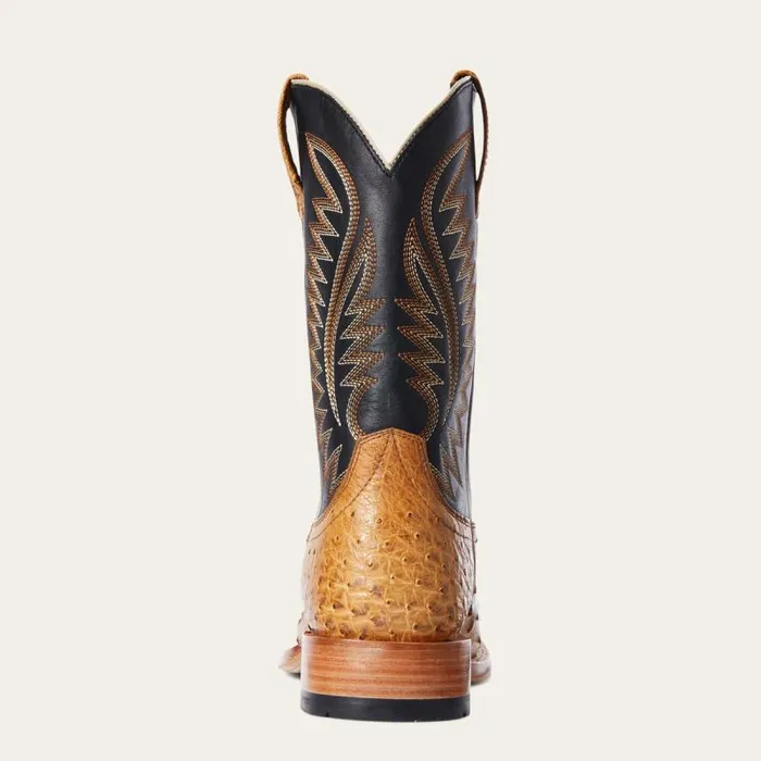 Men Western Boots Ariat Gallup Western Boot Tan Full Quill Ostrich Men Western Boots Ariat Gallup Western Boot Tan Full Quill Ostrich