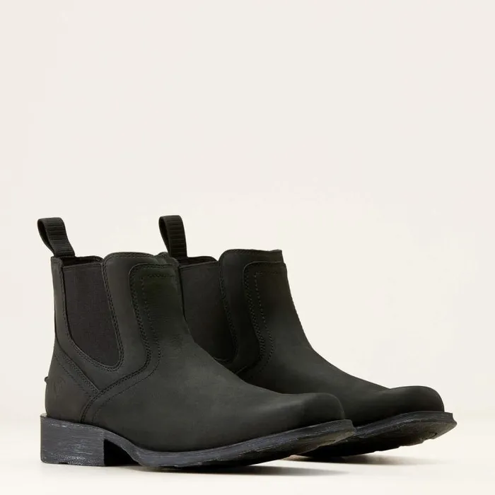 Men Western Boots Ariat Midtown Rambler Boot Matte Black Men Western Boots Ariat Midtown Rambler Boot Matte Black