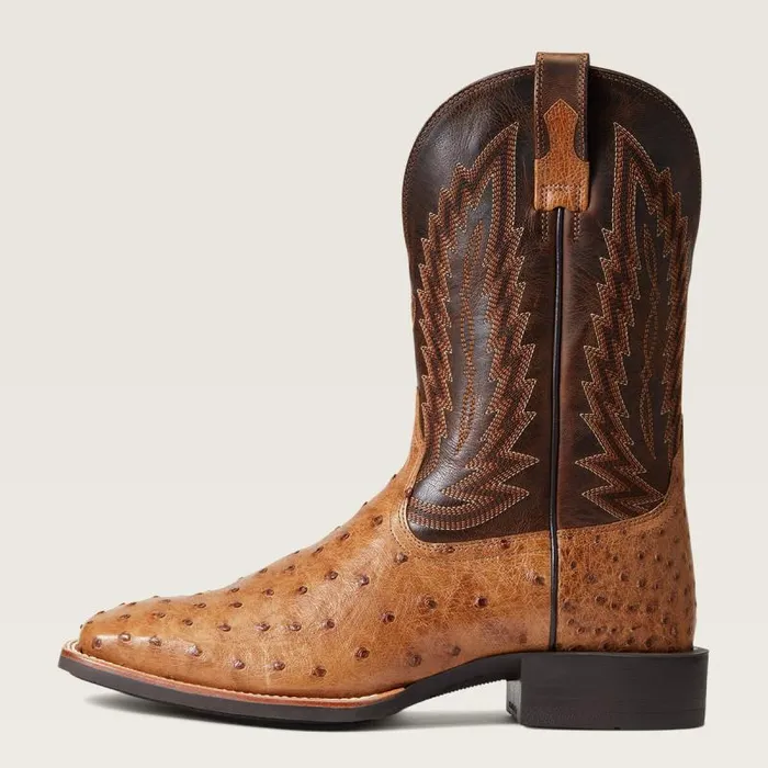 Men Western Boots Ariat Quantum Primo Western Boot Ranger Full Quill Ostrich Men Western Boots Ariat Quantum Primo Western Boot Ranger Full Quill Ostrich