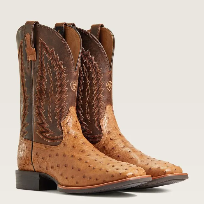 Men Western Boots Ariat Quantum Primo Western Boot Ranger Full Quill Ostrich Men Western Boots Ariat Quantum Primo Western Boot Ranger Full Quill Ostrich