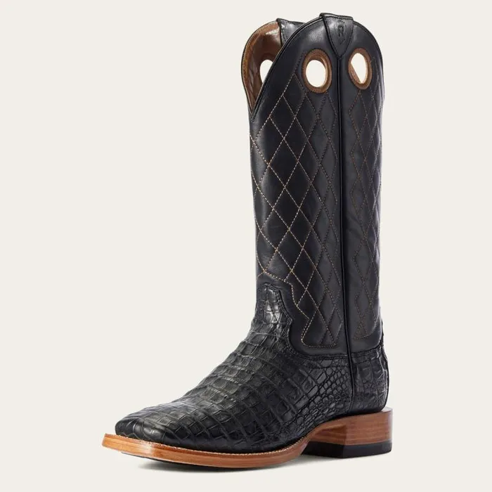 Men Western Boots Ariat Relentless Winner039s Circle Western Boot Black Caiman Belly