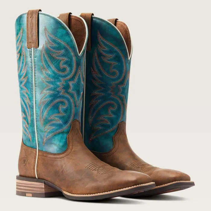 Men Western Boots Ariat Ricochet Cowboy Boot Aged Tan Men Western Boots Ariat Ricochet Cowboy Boot Aged Tan