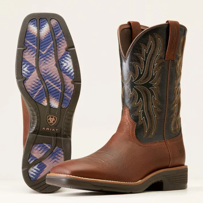 Men Western Boots Ariat Ridgeback Cowboy Boot Deepest Clay