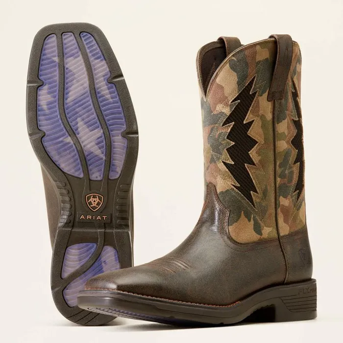 Men Western Boots Ariat Ridgeback VentTEK Western Boot Rich Brown