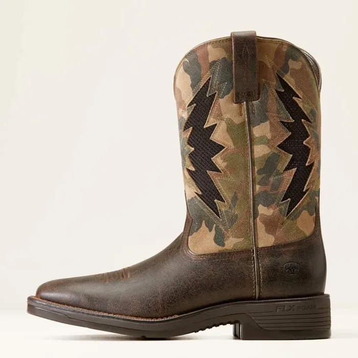 Men Western Boots Ariat Ridgeback VentTEK Western Boot Rich Brown Men Western Boots Ariat Ridgeback VentTEK Western Boot Rich Brown