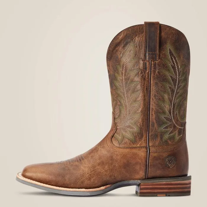 Men Western Boots Ariat Ridin High Western Boot Pecan Brown