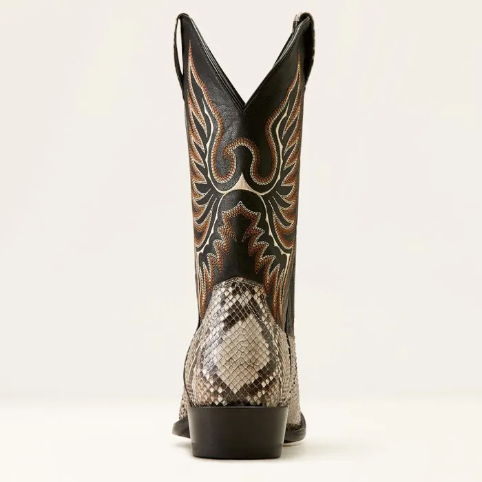 Men Western Boots Ariat Slick Cowboy Boot Natural Pythonluxe Black Men Western Boots Ariat Slick Cowboy Boot Natural Pythonluxe Black
