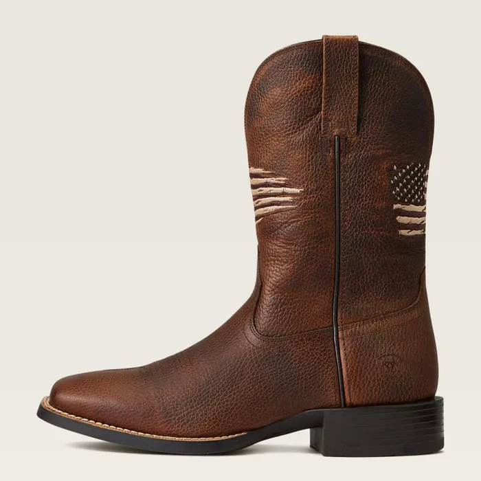 Men Western Boots Ariat Sport All Country Western Boot Cliff Brown Men Western Boots Ariat Sport All Country Western Boot Cliff Brown