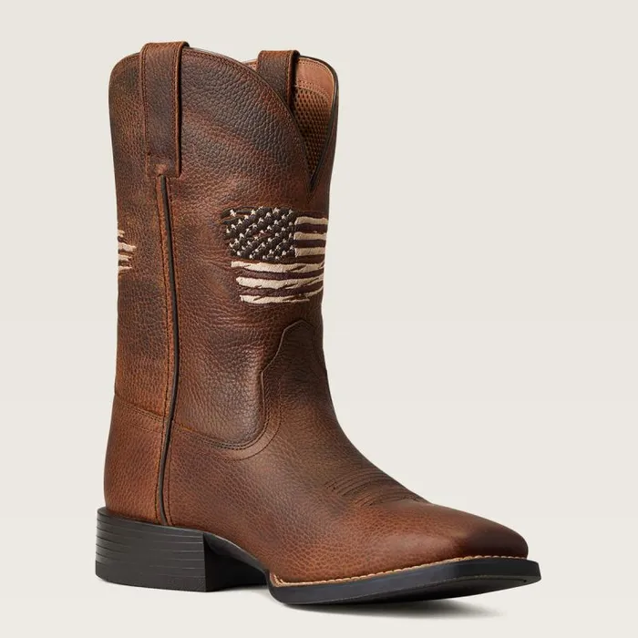 Men Western Boots Ariat Sport All Country Western Boot Cliff Brown Men Western Boots Ariat Sport All Country Western Boot Cliff Brown