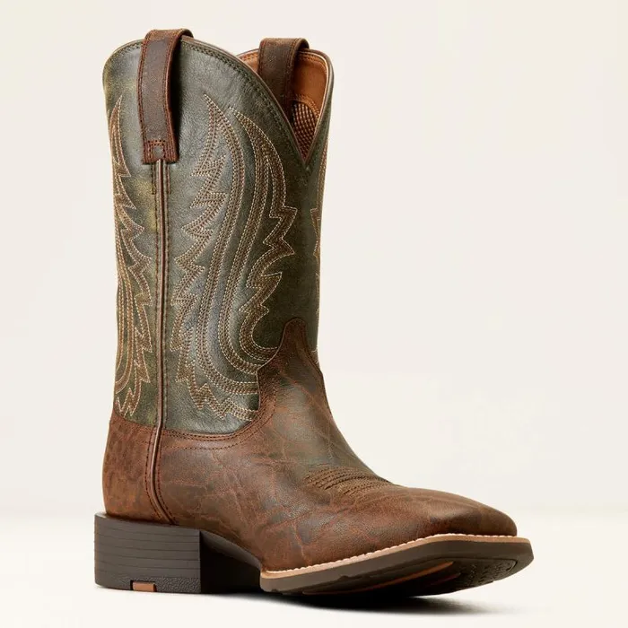Men Western Boots Ariat Sport Big Country Cowboy Boot Mahogany Elephant Printforest Green Men Western Boots Ariat Sport Big Country Cowboy Boot Mahogany Elephant Printforest Green