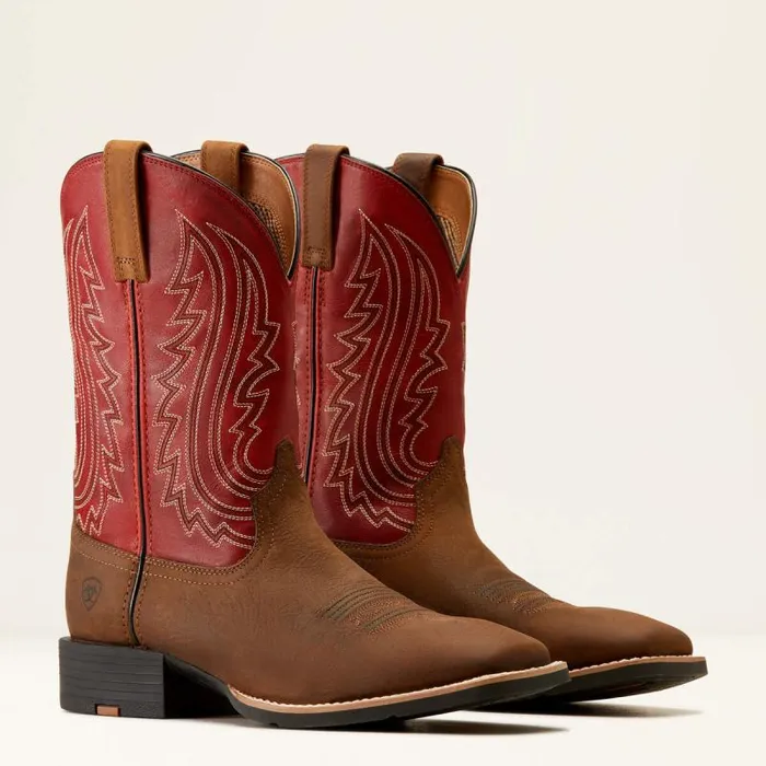 Men Western Boots Ariat Sport Big Country Cowboy Boot Willow Branchbright Red Men Western Boots Ariat Sport Big Country Cowboy Boot Willow Branchbright Red