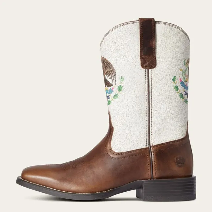 Men Western Boots Ariat Sport Orgullo Mexicano Western Boot Chocolate Men Western Boots Ariat Sport Orgullo Mexicano Western Boot Chocolate