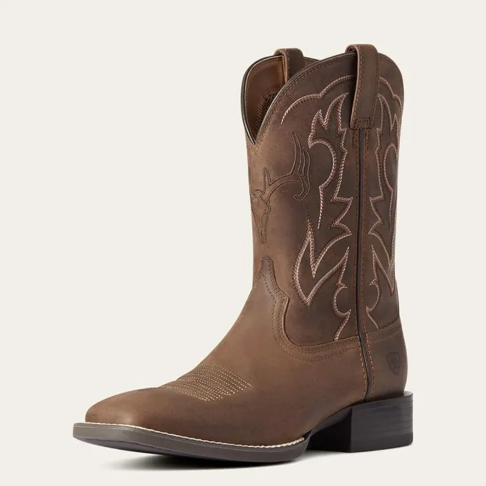 Men Western Boots Ariat Sport Outdoor Western Boot Distressed Brown