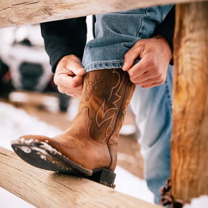 Men Western Boots Ariat Sport Outdoor Western Boot Distressed Brown