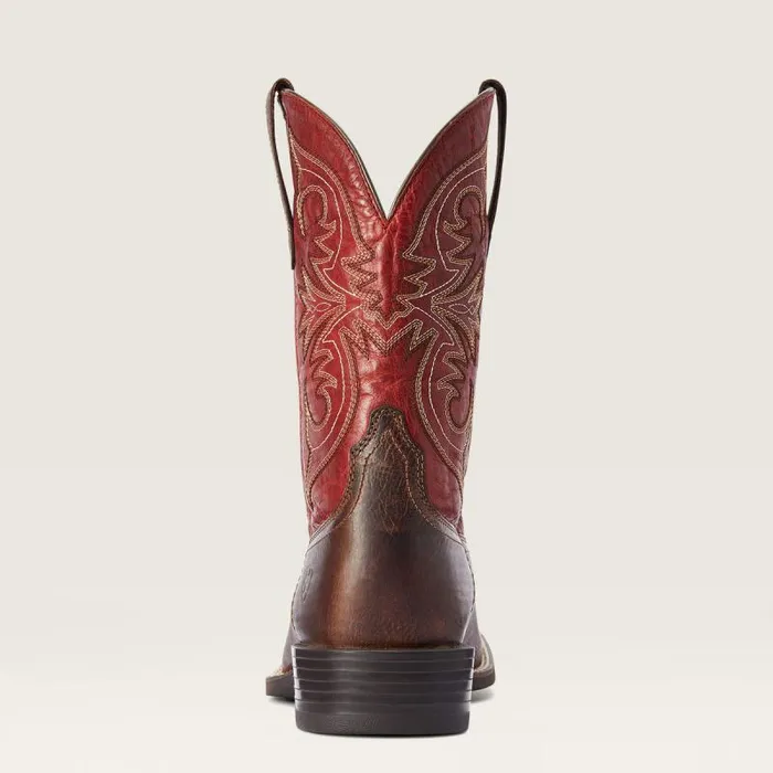 Men Western Boots Ariat Sport Pardner Western Boot Matte Rebel Brown Men Western Boots Ariat Sport Pardner Western Boot Matte Rebel Brown
