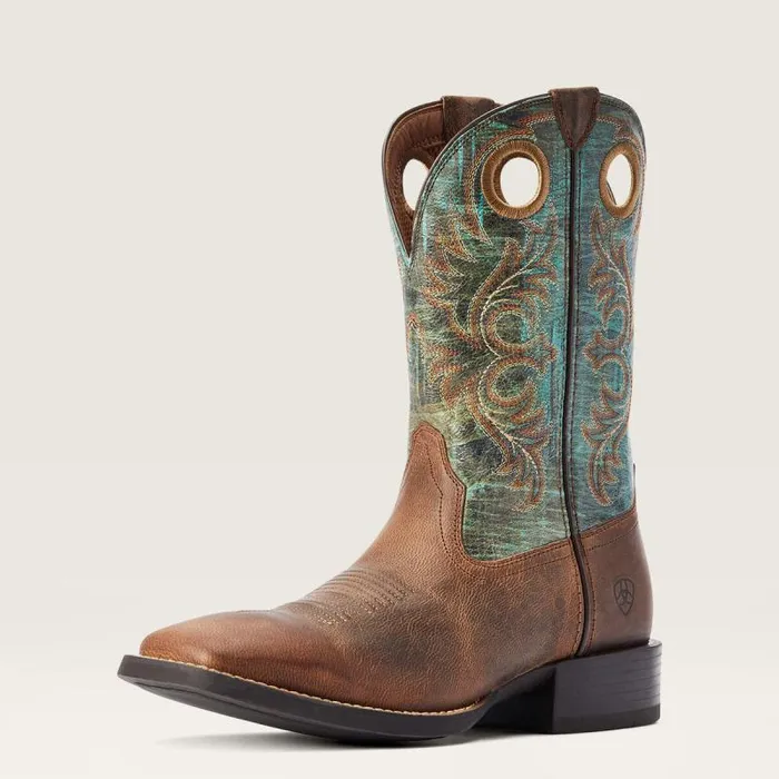 Men Western Boots Ariat Sport Rodeo Western Boot Loco Brown