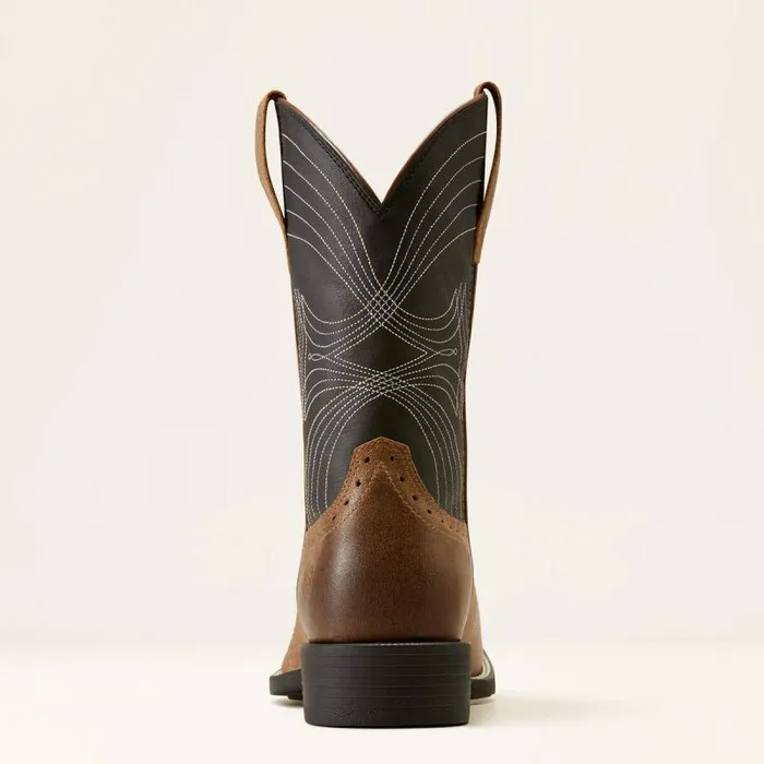 Men Western Boots Ariat Sport Wide Square Toe Cowboy Boot Barley Brownmatte Black Men Western Boots Ariat Sport Wide Square Toe Cowboy Boot Barley Brownmatte Black