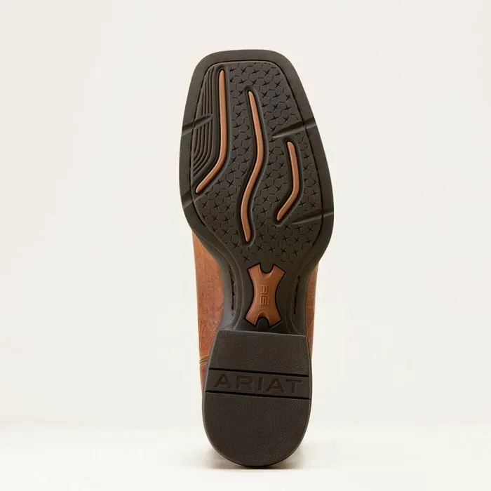 Men Western Boots Ariat Sport Wide Square Toe Western Boot Peanut Butterchaga Brown Men Western Boots Ariat Sport Wide Square Toe Western Boot Peanut Butterchaga Brown