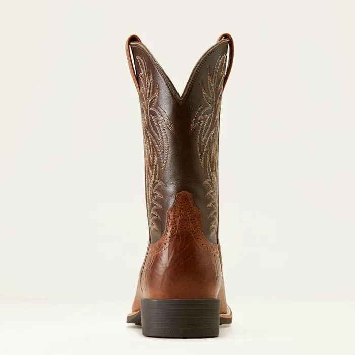 Men Western Boots Ariat Sport Wide Square Toe Western Boot Peanut Butterchaga Brown Men Western Boots Ariat Sport Wide Square Toe Western Boot Peanut Butterchaga Brown