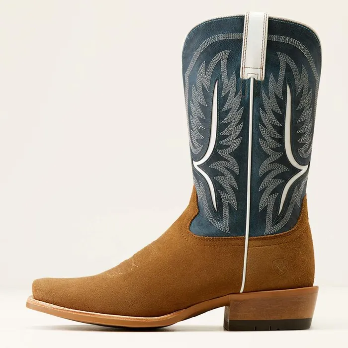 Men Western Boots Ariat Stadtler Cowboy Boot Dijon Roughoutocean Blue Men Western Boots Ariat Stadtler Cowboy Boot Dijon Roughoutocean Blue