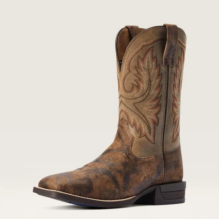 Men Western Boots Ariat Wilder Western Boot Antique Grey