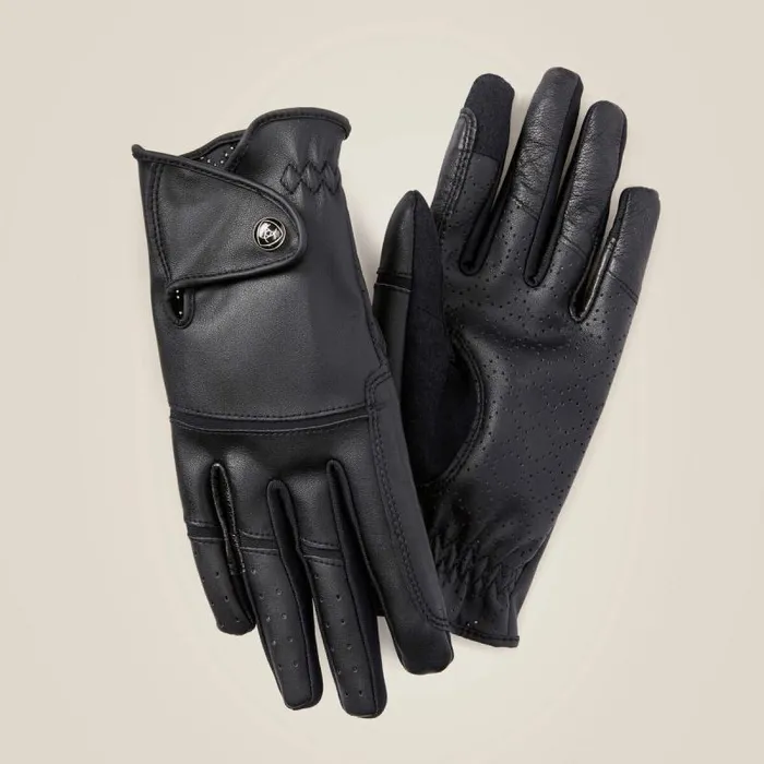 MenWomen Gloves Ariat Elite Grip Glove Black
