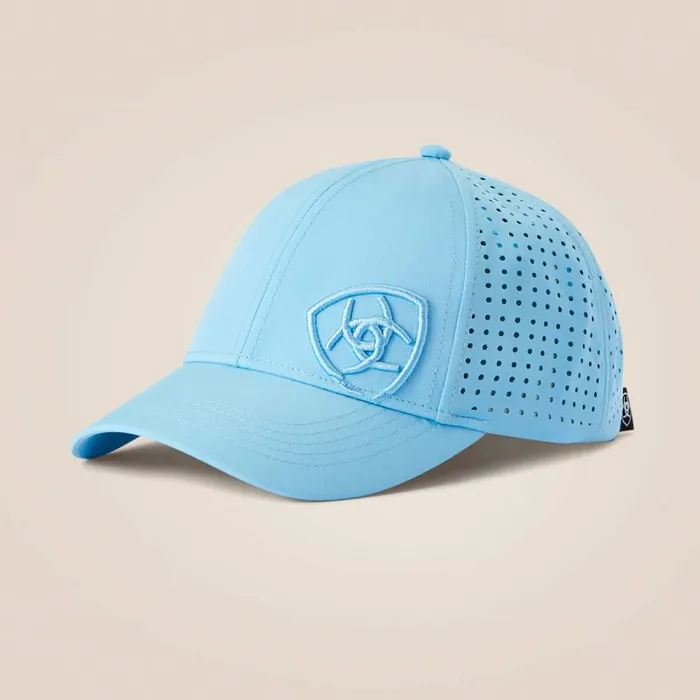 MenWomen Hats and Caps Ariat Tri Factor Cap Milky Blue