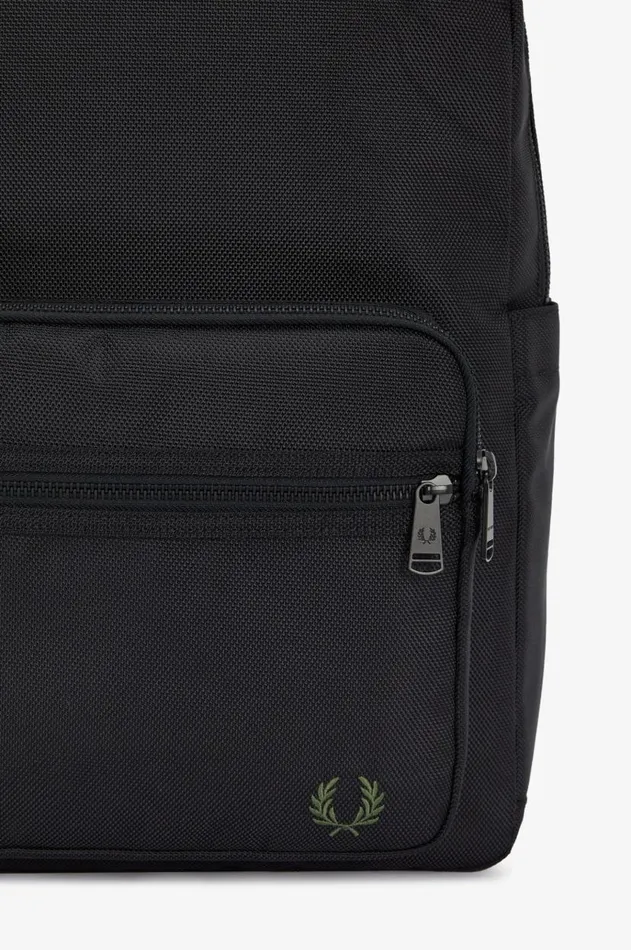 MenWomen Other Accessories Fred Perry Ballistic Nylon Backpack Black