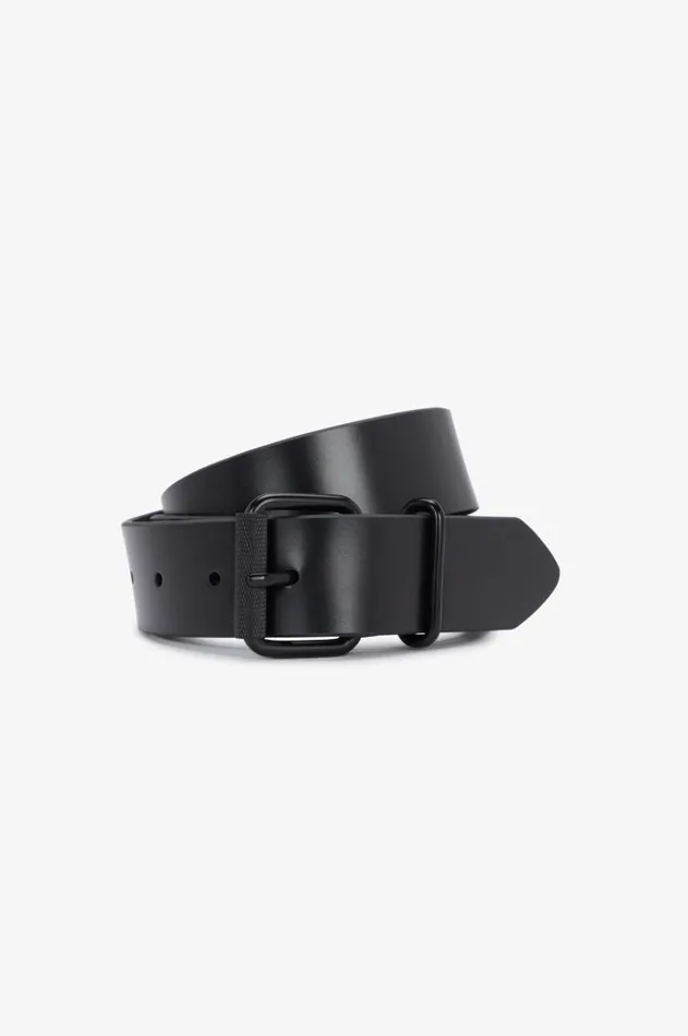 MenWomen Other Accessories Fred Perry Box Leather Belt Black