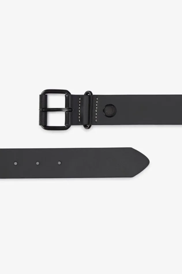 MenWomen Other Accessories Fred Perry Box Leather Belt Black