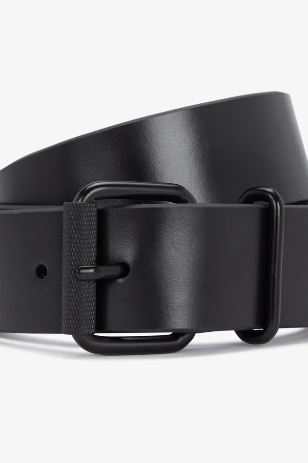 MenWomen Other Accessories Fred Perry Box Leather Belt Black