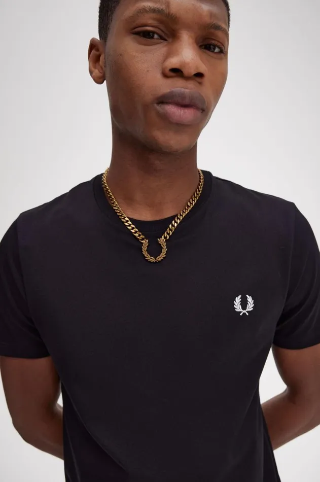 MenWomen Other Accessories Fred Perry Chunky Laurel Wreath Necklace Gold