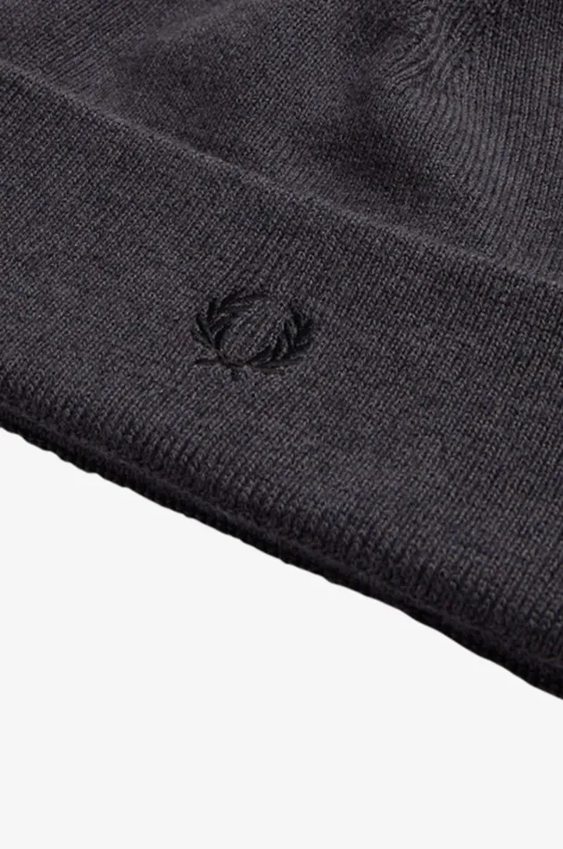 MenWomen Other Accessories Fred Perry Classic Beanie Dark Grey Marl