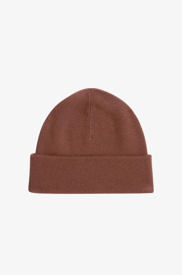 MenWomen Other Accessories Fred Perry Classic Beanie Whisky Brownporridge Marl