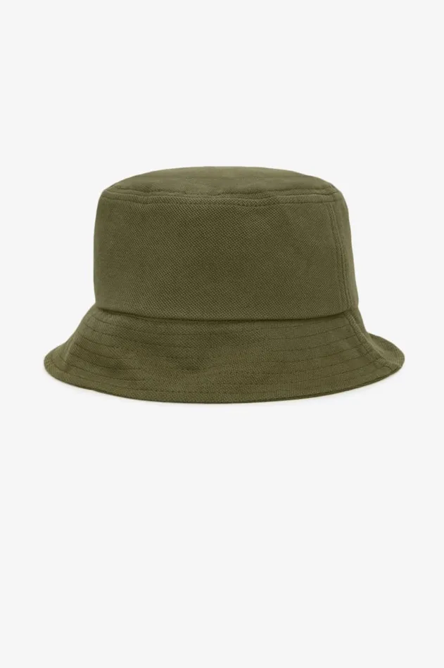 MenWomen Other Accessories Fred Perry Classic Piqu Bucket Hat Uniform Greenlight Ice