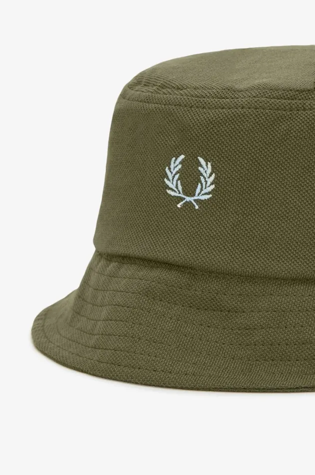 MenWomen Other Accessories Fred Perry Classic Piqu Bucket Hat Uniform Greenlight Ice