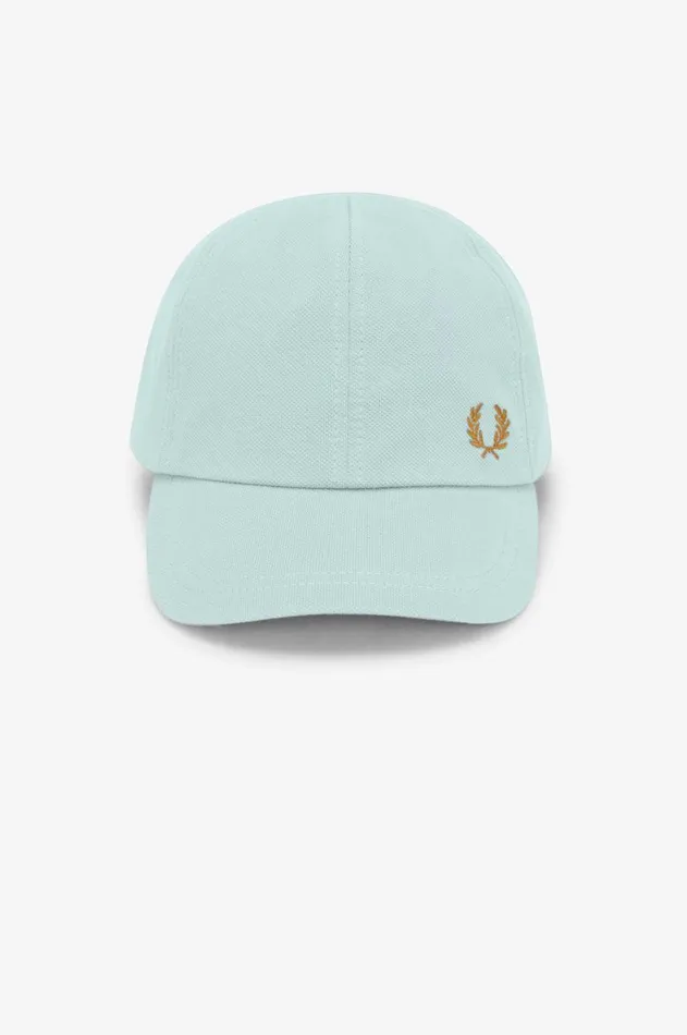 MenWomen Other Accessories Fred Perry Classic Piqu Cap Silver Bluedark Caramel