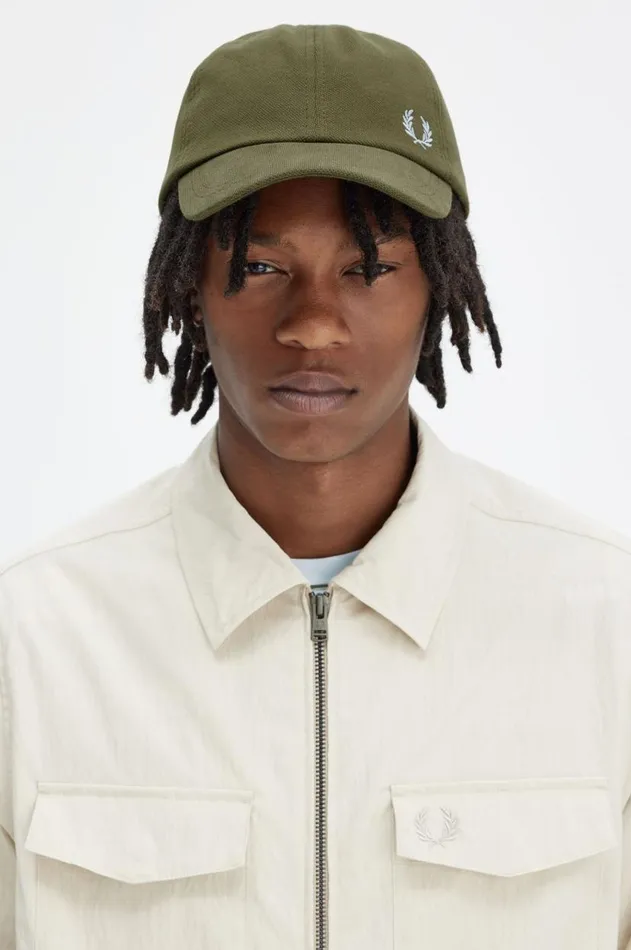 MenWomen Other Accessories Fred Perry Classic Piqu Cap Uniform Greenlight Ice