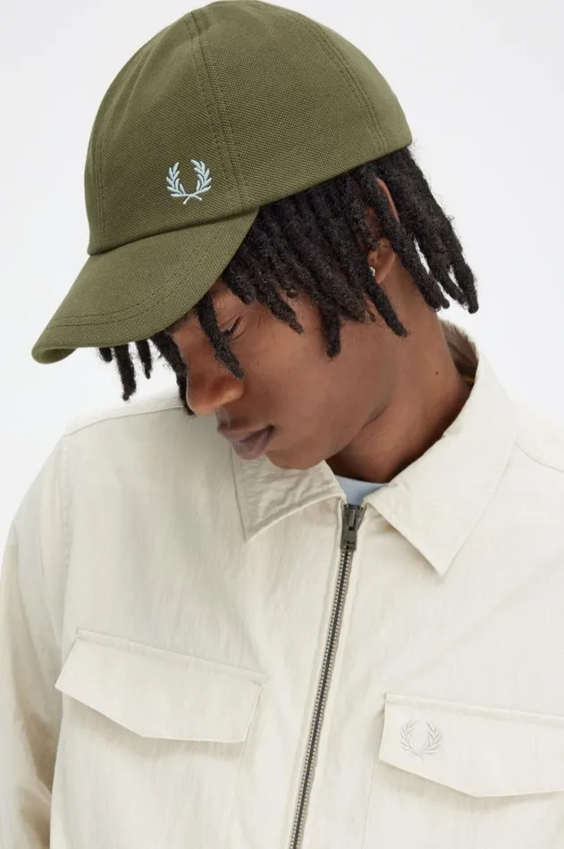 MenWomen Other Accessories Fred Perry Classic Piqu Cap Uniform Greenlight Ice