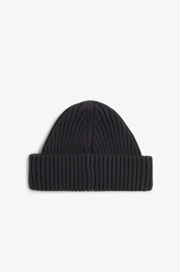MenWomen Other Accessories Fred Perry Cotton Rib Beanie Anchor Grey